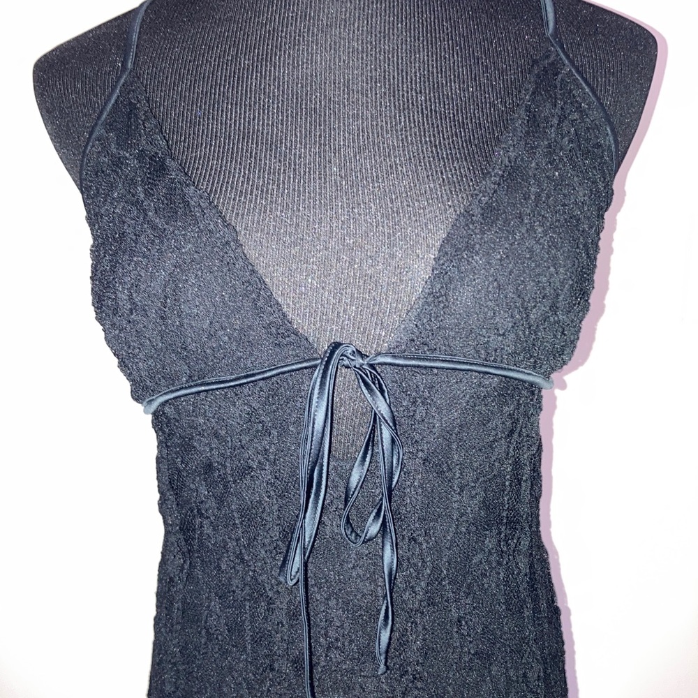 Black lace dress